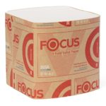 Т/б 2сл V-укл «Focus» (250шт/уп) белая /15/30/
