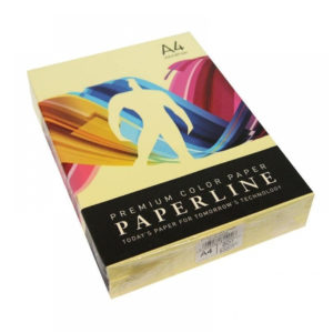 Бумага Paperline 80gms, 500 л CREAM/ бледно -желтая