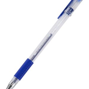 Ручка гелевая синяя 0,5мм, грип / 241088
