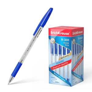 Ручка шариковая "Эрих Краузе" R-301 Classic синяя 1мм  /50/ 39527