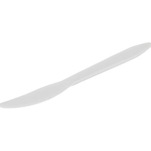 Нож одноразовый  "ЭКО" 16,0см, белый ECO Knife white /100/1000/