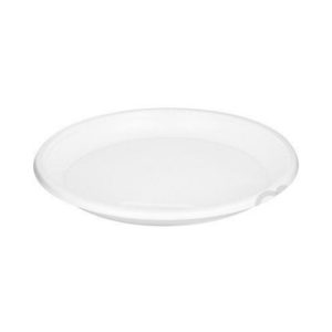 Тарелка 1-секц D 205мм пластик/белая /100//2000/1600/