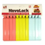Зажим для пакетов «NovoLock» (набор 12шт)