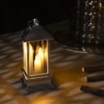 Фигура светодиодная «Фонарь цвет серебро с тремя свечами», 13х5.5х5.5 см,бат.3хLR44, Т/БЕЛЫЙ