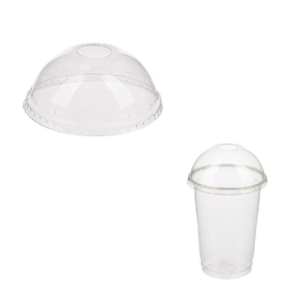 Крышка к стакану Шейкер Veggo d-95, (купольная c отв.)/100/800/ Крышка к стакану Шейкер Veggo d-95, (купольная c отв.)/100/800/