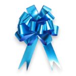Бант шар №3 простой голубой