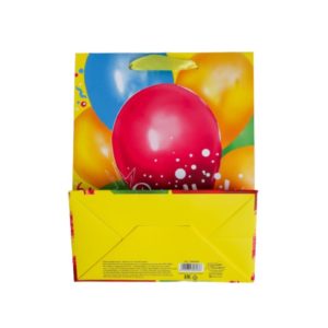 Пакет подарочный 12 × 15 × 5.5см вертикальный «В твой День Рождения»