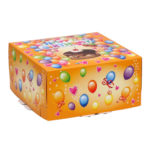 Коробка тортовая картон, 24 х 24 х 12 см «Happy Birthday», 1,5 кг