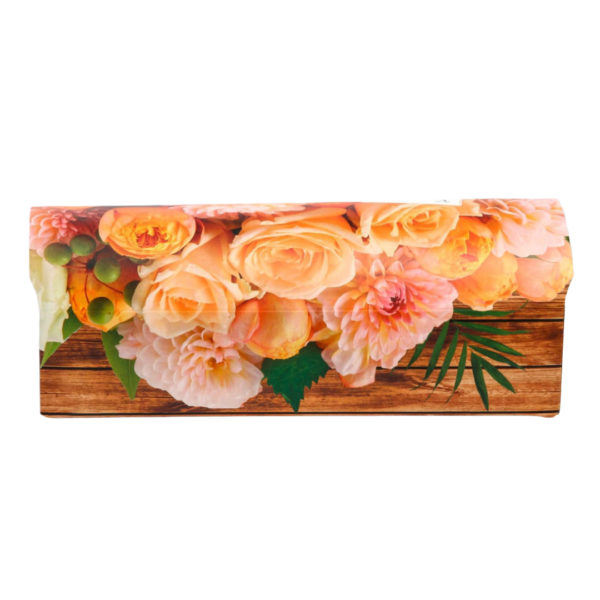 Коробка д/пирожных «Хорошего дня»,цветы 9 × 9 × 24.5 см