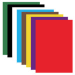 Картон цветной /8цв. 8л/ немелованный (матовый) в папке BRAUBERG, 200х290 мм, «Кот-рыболов»