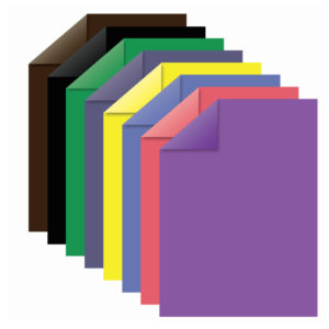 Бумага цветная А4 16л, 08цв, на скобе, ЮНЛАНДИЯ, 200х280 мм (2 вида), 129558