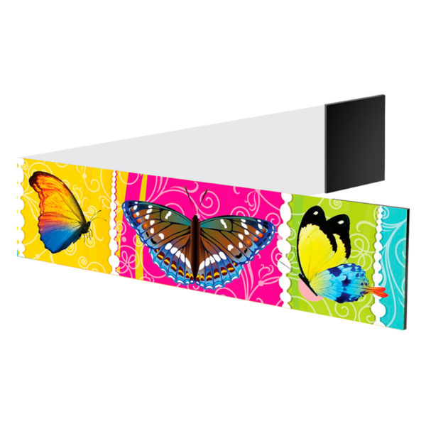 Закладка - магнит для книг, 25*200мм, ArtSpace "Бабочки", блестки / 243760