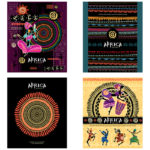 Тетрадь 48л., А5, линия ArtSpace «Рисунки. Africa», суперэконом / 332783