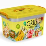 Контейнер 10л д/шашлыка «GRILL MENU» 310*200*180мм