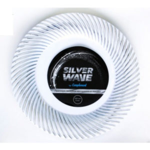Тарелка D 230мм Complement, пластик, белая, Silver Wave, 6шт/уп