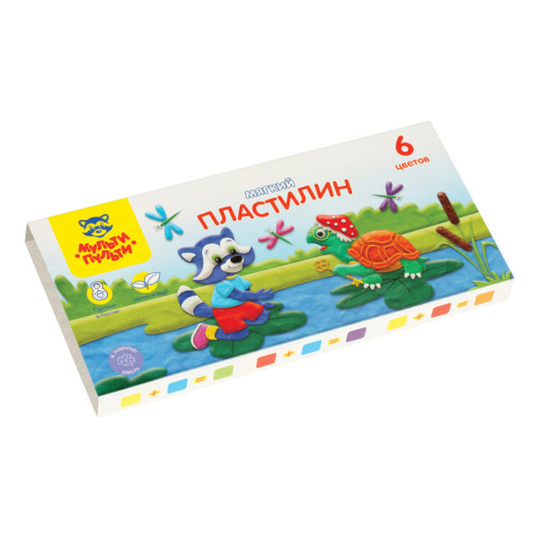 Пластилин /6цв./ Мульти-Пульти "Енот в сказке" со стеком, картон /38/ 328892 Пластилин /6цв./ Мульти-Пульти "Енот в сказке" со стеком, картон /38/ 328892