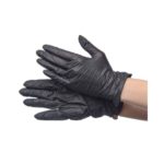 Перчатки нитрил S черн. «Gloves SAFE CARE»  (50пар/пач) /10/