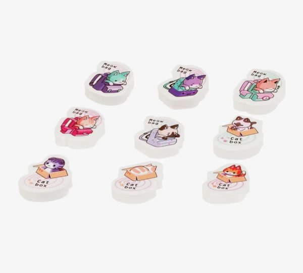 Ластик MESHU "Meow-bag", фигурный, термопластичная резина, 40*30*13мм Ластик MESHU "Meow-bag", фигурный, термопластичная резина, 40*30*13мм