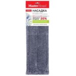 Насадка для швабры МОП плоская,микрофибра,14*43см,карманы,Людвиг/МОРМ-3,60302 серая Master House
