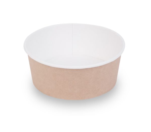 Крафт контейнер кругл. 750мл OSQ ДНО Round Bowl /45/270/ Крафт контейнер кругл. 750мл OSQ ДНО Round Bowl /45/270/