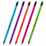 Карандаш простой ч/г «BRAUBERG ULTRA COLOR», 1 шт., HB, с ластиком, пластиковый /72/