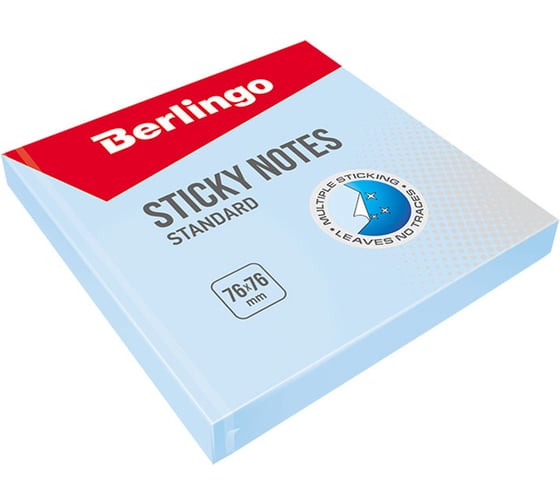 Стикер Berlingo "Standard", 76*76мм, 100л, в асс-те Стикер Berlingo "Standard", 76*76мм, 100л, в асс-те