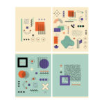 Тетрадь 96л., А5, линия BG «Graphics»