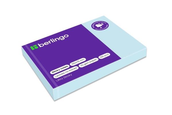 Стикер Berlingo "Standard", 76*51мм, 100л, в асс-те Стикер Berlingo "Standard", 76*51мм, 100л, в асс-те