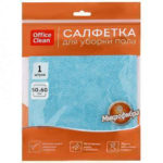 Тряпка д/пола 50*60см микрофибра голубая OfficeClean «Премиум»