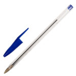 Ручка шариковая синяя STAFF Basic Budget BP-02, 0,5мм