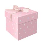 Коробка складная Квадрат 15*15*15см, подарочн. с лентой MESHU