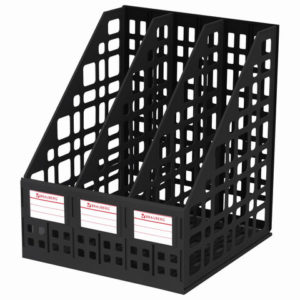 Лоток вертикальный BRAUBERG "MAXI Plus" сборный 3отделения