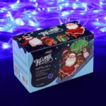 Гирлянда «Нить» 20 м, IP20, белая нить, 200 LED, свечение синее, 8 режимов