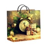 Пакет подарочный 30*30*10см «Без пяти двенадцать»