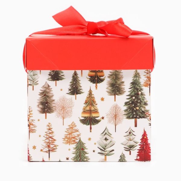 Коробка самосборная НГ 10*10*10см, микс