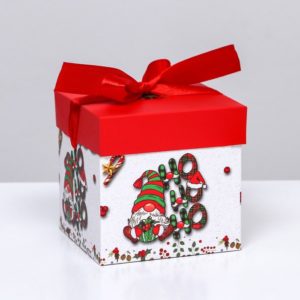Коробка самосборная НГ 10*10*10см, микс