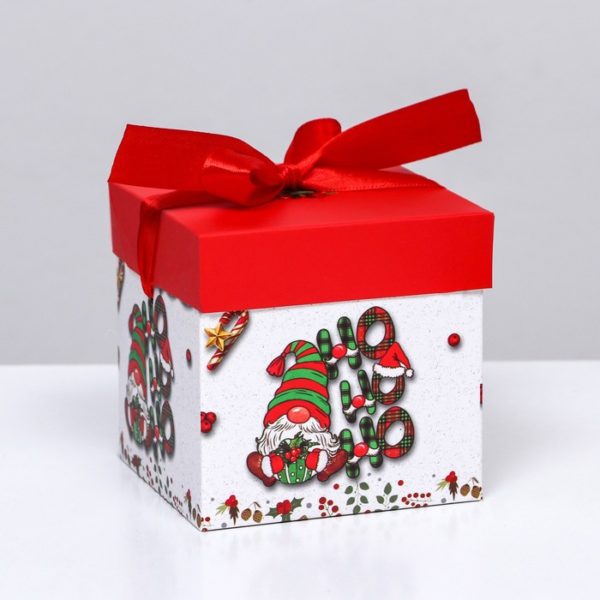 Коробка самосборная НГ 10*10*10см, микс
