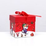 Коробка самосборная НГ 10*10*10см, микс