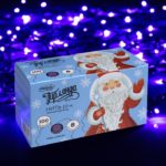 Гирлянда «Нить» 10 м, IP20, тёмная нить, 100 LED, свечение фиолетовое, 8 режимов