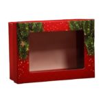 Коробка сборная, крышка-дно, с окном НГ 21*15*7