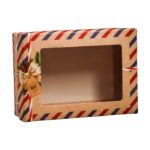 Коробка сборная, крышка-дно, с окном НГ 21*15*7