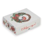 Коробка д/под складная НГ 20*17*6см, микс