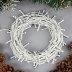 Гирлянда «Нить» 10 м, IP20, белая нить, 100 LED, свечение мульти, 8 режимов