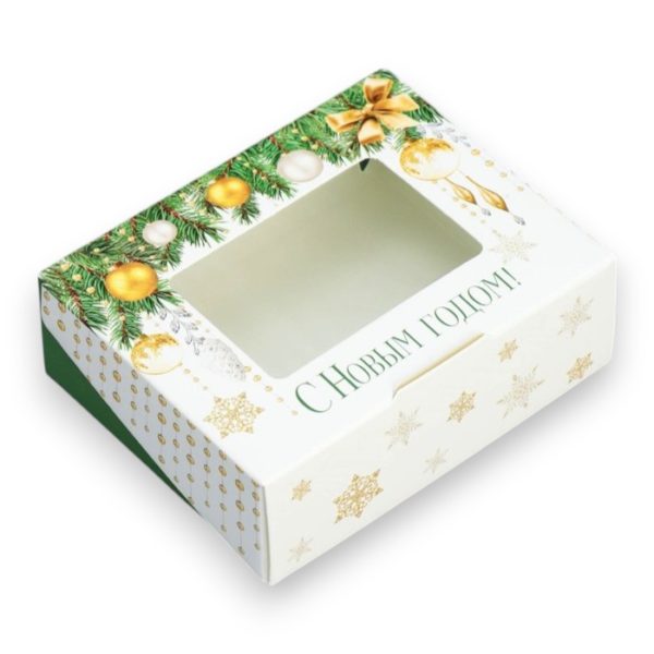 Коробка д/под НГ складная,10*8*3,5см