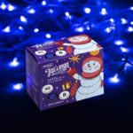 Гирлянда «Нить» 5 м, IP20, белая нить, 50 LED, свечение синее, 8 режимов