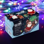 Гирлянда «Нить» 20 м, IP20, белая нить, 200 LED, свечение мульти, 8 режимов