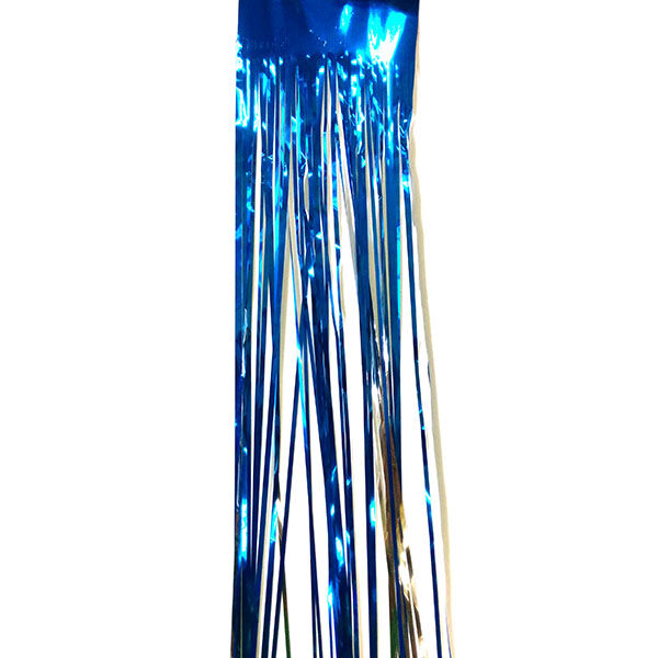 Дождик серебристо-синий 1,5м