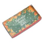 Коробка д/пирожных с PVC c крышкой 10.5 × 21 × 3 см, НГ / 5/