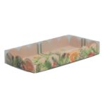 Коробка д/пирожных с PVC c крышкой 10.5 × 21 × 3 см, НГ / 5/