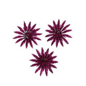 ЕУ "Пышный цветок" 3шт, 10см фиолетовый